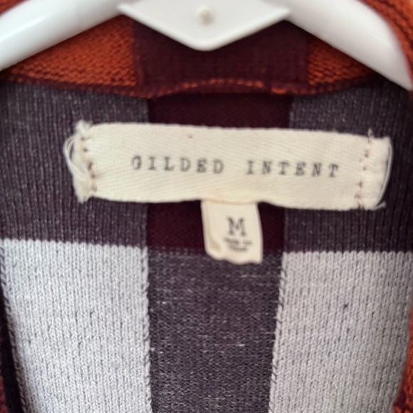 Gilded intent Colorful Checkered Long Sleeve top - Picture 3 of 5